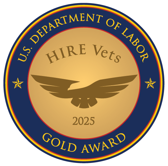 2025 Hire Vets Gold Award